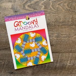 Groovy Mandalas Creative Haven Coloring Book